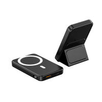 Mag-Safe 10000mAh Power Bank: Batería magnética, Cargador magnético con soporte, Carga USB-C plegable para iPhone 16/15/14/13/12 Pro/Max (Azul of the Sky) - details 3