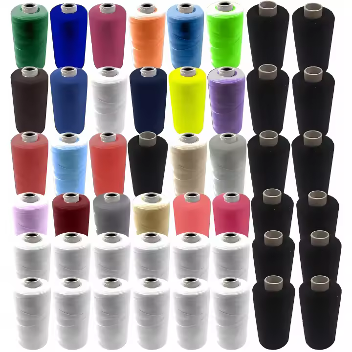 Pack de Hilos de Coser Euroxanty | 100% Poliéster | 500m | Para Hilvanar y Bordar | Hilo Resistente - 1