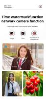 Cámara digital, enfoque automático, cámara de vlogging, cámara digital con zoom digital, cámara compacta portátil antivibración para apuntar y disparar para adolescentes adultos principiantes - details 2
