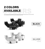 Adaptador De Elevador De Manillar Para Motocicleta Star Moon Knight CNC De Aluminio Para Honda CB750 Hornet 2023- CB 750 Extensión Y Mejora Del Agarre - details 2