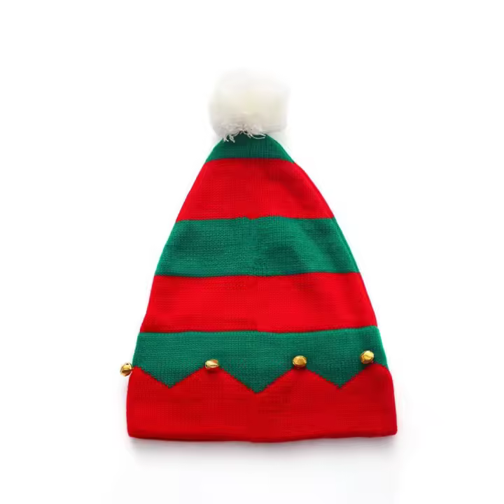 Nueva Bufanda De Navidad Con Pelota De Pelo Conjunto De Invierno Caliente Para Mujer Incluye Gorro Y Guantes Esencial Para El Frío - 1