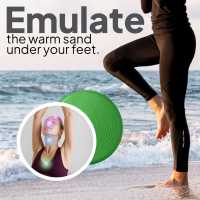 Ociodual Cojín Hinchable Verde Disco con Bomba Goma PVC para Fitness Yoga Pilates Coordinación Rehabilitación Equilibrio - details 5