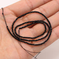 5 Piezas De Piedra Preciosa Semi-preciosa Negra De 2mm Para Joyería DIY Accesorios Para Pulseras Y Collares Regalo Para Mujeres - details 5