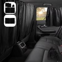 2Pcs Cortinas De Privacidad Para Coche Divisor Universal Entre Asiento Trasero Cortina De Aislamiento Solar Y Cubierta De Ventana Lateral - details 14