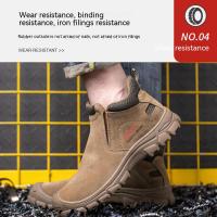 Zapatos De Seguridad Para Hombre Con Punta De Acero Transpirables Antideslizantes Cómodos Y Protegidos Contra Aislamiento 6KV - details 7