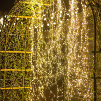 Luces De Cadena LED Solar Para Exterior Impermeables Decoración De Jardín Navidad Farolillos De Aire Festivos - details 7