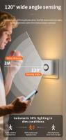 Luz Nocturna LED Inalámbrica Con Sensor De Movimiento EU Enchufe En Lámparas De Pared Para Dormitorio Escaleras Toilette Corredor Decoración Iluminación - details 3