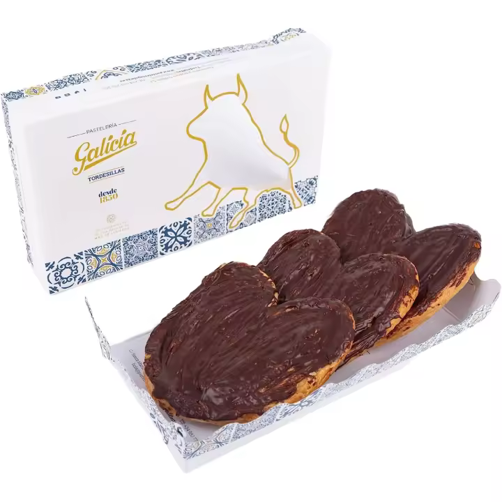 El Toro - Estuche Palmeras de Chocolate El Toro - Pastelería y Dulces Galicia - Valladolid (Tordesillas) - Dulces artesanos - Elaborado diario - 1