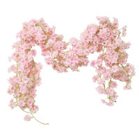Guirnalda De Flores Artificiales De Sакura Para Decoración De Hogar Jardín Bodas Y Fiestas Arreglo De Sakára En La Pared - details 17