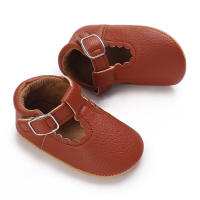 Zapatos Para Bebé Recién Nacidos Niñas Clásicos Corazón De Goma Antideslizante PU Vestido Primera Caminadora Zapatos De Cuna - details 36