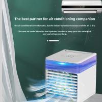 Aire Acondicionado Portátil Silencio, Mini Enfriador de Aire, 4 en 1 Ventilador Purificador de Aire y Humidificador con 7 Luces y Depósito de agua Led para Hogar Oficina - details 1