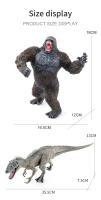 Modelo Realista De Dinosaurio Tyrannosaurus Rex Vs Gorila Juguete Educativo Para Niños Regalo De Cumpleaños Colección De Animales Prehistóricos - details 7