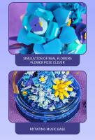 Set De Bloques De Construcción Con Luz Y Música En Forma De Flor Juguete Educativo Creativo Para Decoración Regalo De Navidad Para Niños - details 7