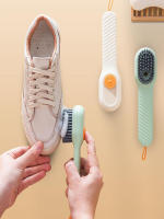 Cepillo De Limpieza Para Zapatos Con Aditivo Líquido Multifuncional Cepillo De Limpieza Doméstico Tipo Empuñadura Con Descharge De Líquido Bristles Suaves Para Lavandería - details 0