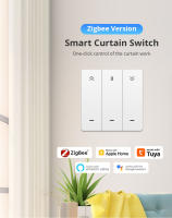 Interruptor De Cortina Inteligente Zigbee Yagusmart Para Motor De Cortina Rollo Compatible Con Tuya Smart Life APP Alexa Google Home - details 0