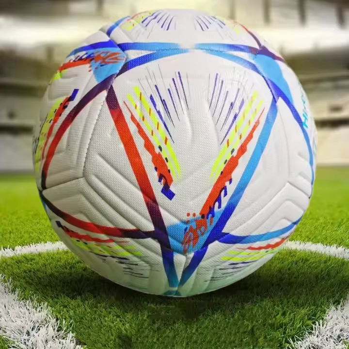 Pelota De Fútbol Clásica De PU Número 5 1 Pieza Resistente Al Desgaste Y Explosiones Para Entrenamiento Y Competición Deportiva - 1