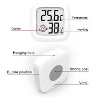 Mini Termómetro Digital LCD Para Interior Medidor De Temperatura Y Humedad Sensor De Ambiente Para Aire Acondicionado - details 5