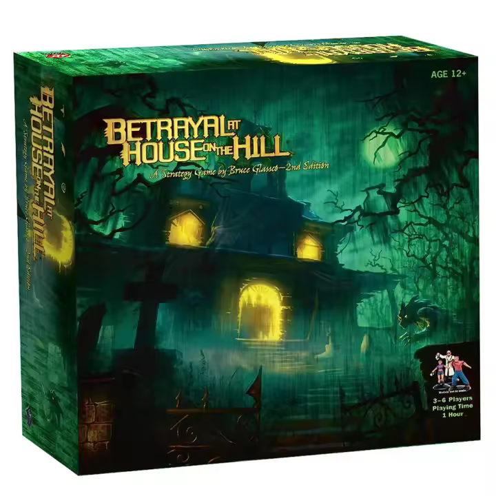 Betrayal at House on the Hill 2da Edición Juego De Mesa Familiar Con 50 Escenarios Terroríficos Para 3-6 Jugadores D&D Dungeons And Dragons - 1