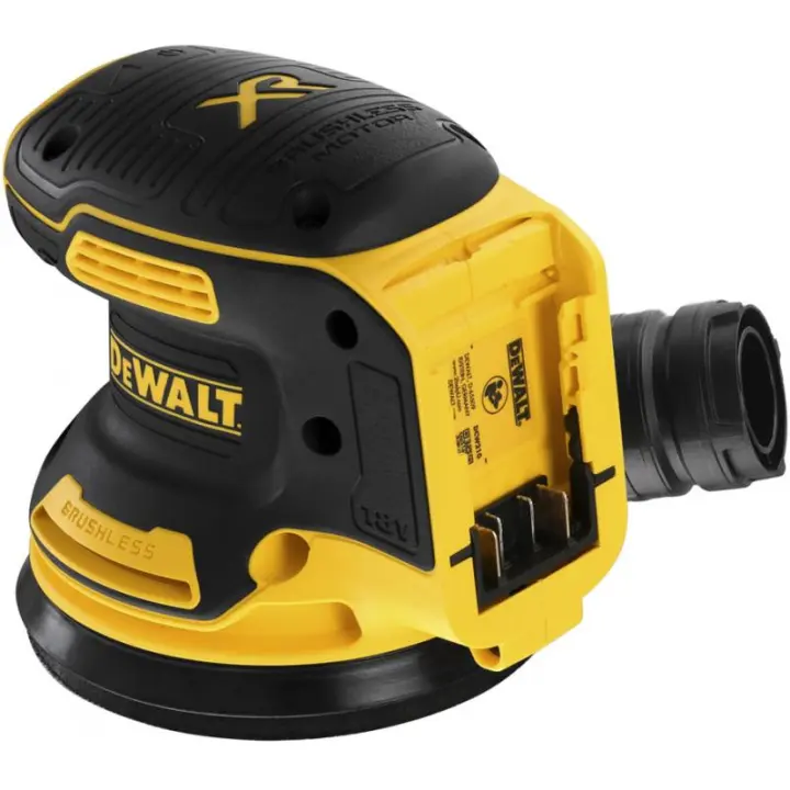 DeWALT DCW210NT-XJ lijadora portátil Lijadora rotorbital 12000 RPM Negro, Amarillo - 1