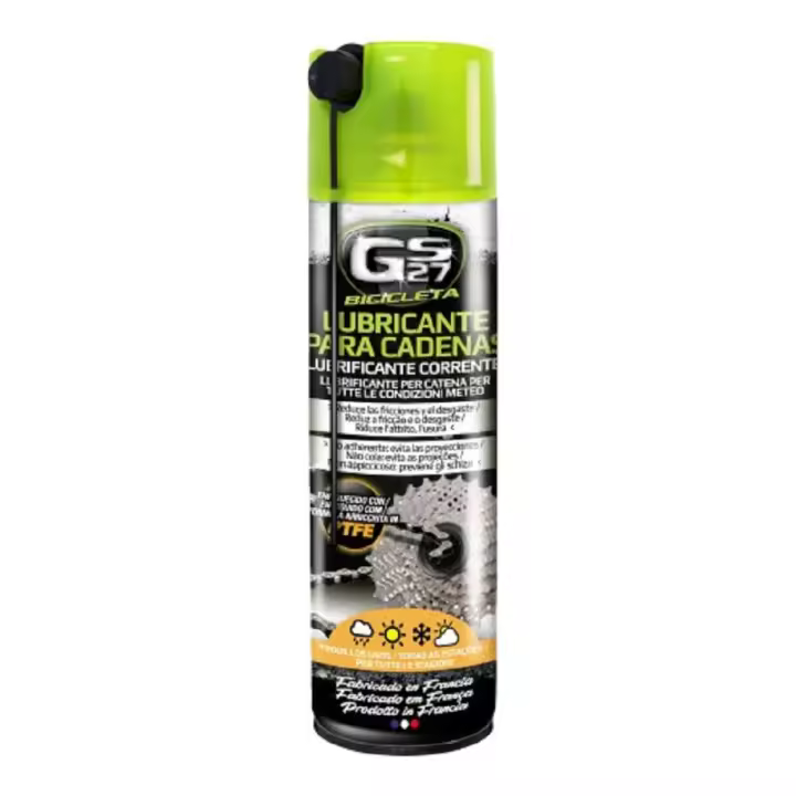LUBRICANTE PARA CADENAS. Lubricante seco para cadenas de bicicleta 250ml - GS27 - 1