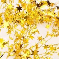 Guirnalda De Hierro Para Navidad Estrella Dorada Y Plateada Decoración De Árbol De Navidad DIY Para Fiestas Navideñas Y Año Nuevo Decoración Del Hogar - details 20