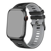 Correa De Reloj De Silicona Para Apple Watch Compatible Con Series 8 Se 9 7 6 5 4 3 Ultra2 Tamaños 44mm 40mm 49mm 45mm 41mm 38-42mm Color Variado - details 3