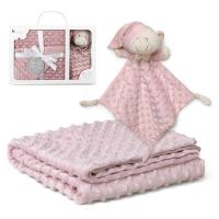 SET REGALO MANTA BURBUJA + SUAVE DOUDOU OSITO 80X110 DE LA MARCA INTERBABY - details 0