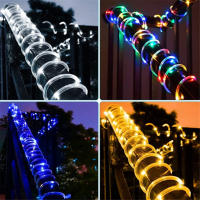 Luz De Cadena Solar LED Para Jardín Decoración Navideña Impermeable De 22m/12m Guirnalda De Fairy Para Bodas Y Festividades - details 2