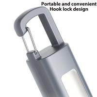 Linterna Portátil De Luz Fuerte ABS Recargable Por USB Para Exteriores Y Camping Lámpara Colgante Telescopio Con Lente De Cobertura Lateral COB - details 10