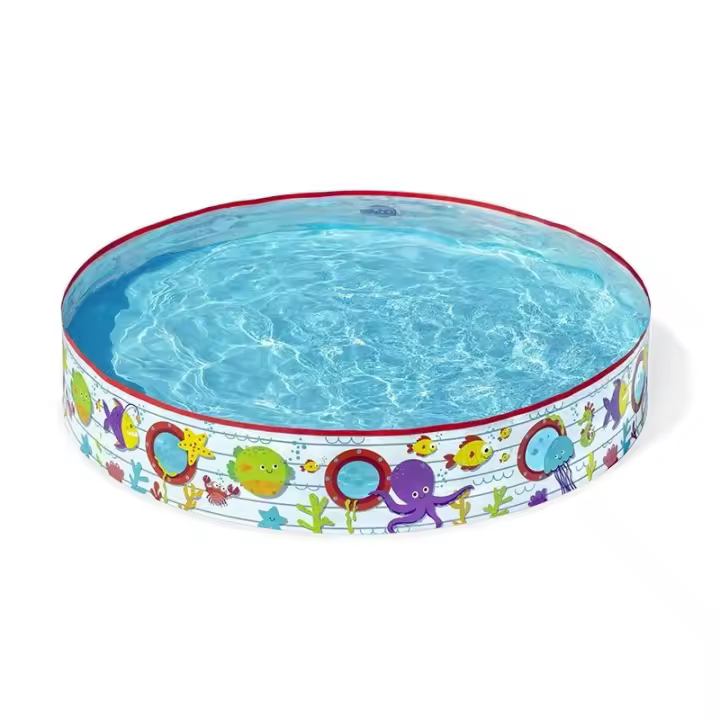 Bestway Piscina Rigida Infantil PVC Peces 152x25 cm +2 Años Jardin 55029 - 1