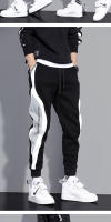 Pantalones De Militar Para Hombre Con Lining De Peluche Estilo Coreano Casual Deporte Otoño Invierno Cargadores Ajustables Al Cinturón - details 2