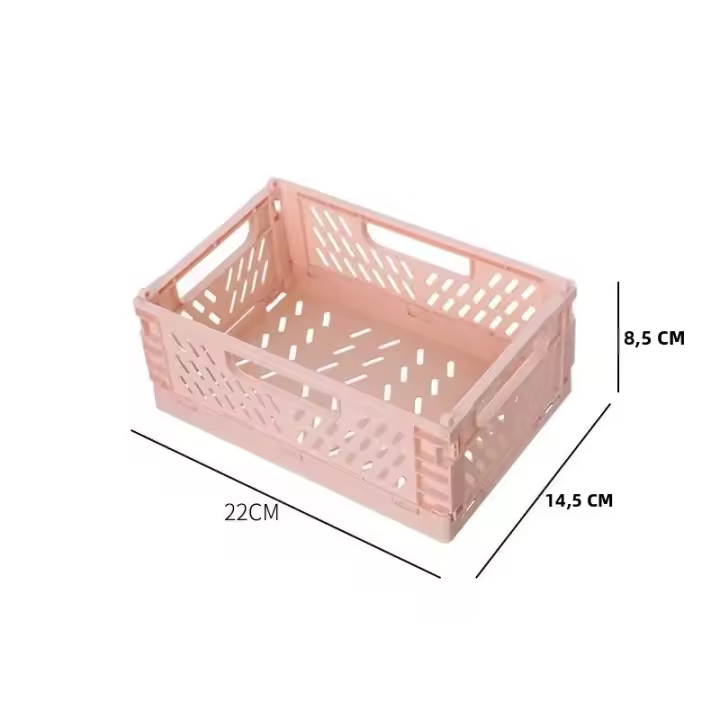 Cesta Plegable De Almacenamiento Para Armario Organizador De Cocina Y Baño Accesorios Para Ropa Juguetes Especias Condimentos Vegetales - 1