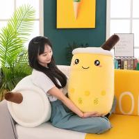 Almohada De Té De Burbuja Gigante 22-70cm Peluche Squishy Con Boba Bebida De Frutas Y Helado Decoración Para Regalo - details 6