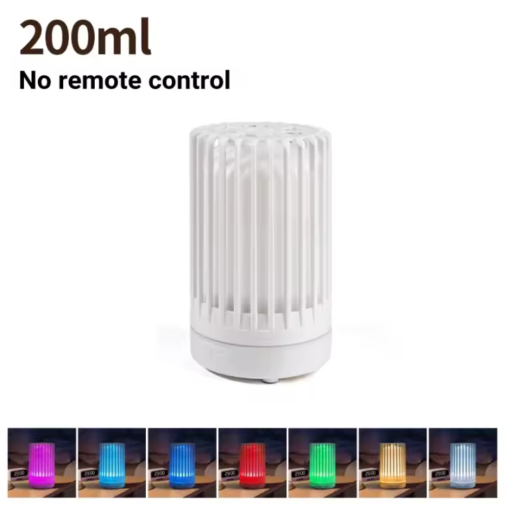 Humidificador de Aire con Difusor de Aroma Ultrasonido 200ml Control Remoto con Luz LED de 7 Colores para Hogar - 1