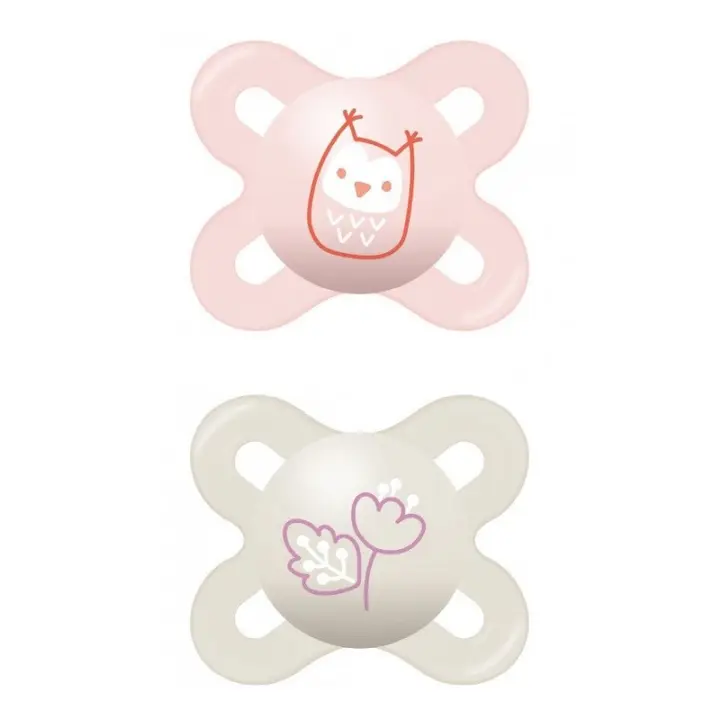 MAM Chupete Start Silicona 0-2M 2 Unidades Rosa ✅ Entrega 24/72h - 1
