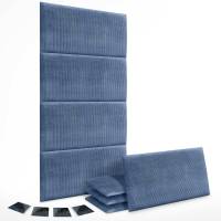 DHOME Juego de Paneles Tapizados en Pana Pack Autoadhesivos para Pared Acústicos Absorbentes Protección Segunda Gama de Colores - details 3