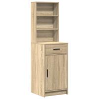 Conjunto de tocador de 2 piezas vidaXL con LED en madera de roble de Sonoma - details 3