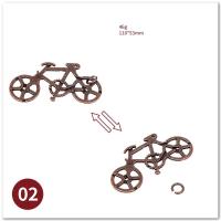 Juego De Rompecabezas Mágico De Metal Clásico IQ Juguete Estimulante Para Cerebro Desafío Inteligente Regalo Divertido Para Niños Y Adultos - details 1