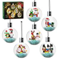 Juego De Bloques De Construcción Navideños 6 En 1 Lámpara De Navidad Colgante Decoración Para Edificios Juguetes Educativos Para Niños Y Niñas Regalos De Navidad - details 1