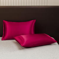 Juego De Sábanas De Satén De Color Sólido Incluye Fundas Para Almohadas Suaves Y Hypoallergénicas De Poliéster Lavar En Máquina Para El Hogar - details 5