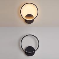 Indoor Wall Light LED 13W Round Wall Lamp Black Warm White 3000K Modern for Bedroom Living Room Staircase Hallway AC 220V [Energy class A +] - details 3