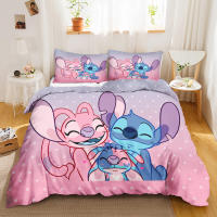 Juego De Sábanas Lilo Y Stitch 3pcs 100% Poliéster Sin Relleno Para Niños Y Niñas Diseño De Stitch Cama De Poliéster - details 2