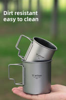 Tiartisan Taza De Café De Titanio Plegable 750ml Con Tapa Para Camping Y Senderismo Ultraligera Portátil Con Bolsa De Malla - details 5