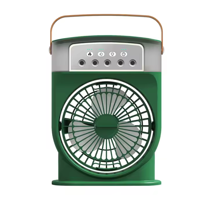 Mini Aire Acondicionado 4 en 1, Aire Acondicionado Portatil Silencioso, Air Conditioner Mini, Ventilador Portátil, Mini Enfriador, Climatizador Agua Type-C with Humididifier y Temporizador - 1