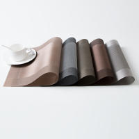 Juego De 4/6 Tapetes Para Mesa Antideslizantes Coasters De PVC Lavables Accesorios De Decoración Modernos Para El Hogar - details 20