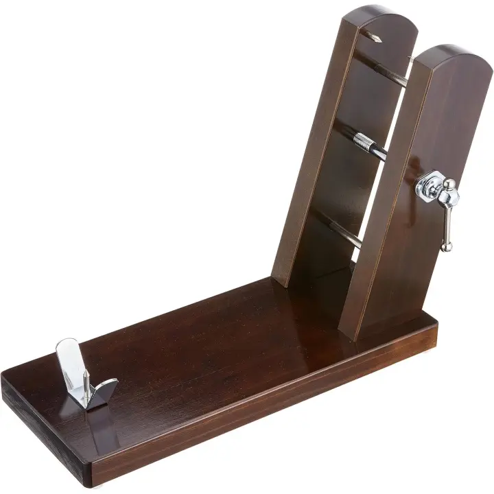 Buarfe Jamonero Rioja Alto lacado tabaco 46x22x13,49 cm. - 1