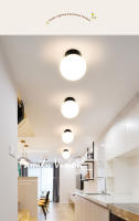 Lámpara De Techo LED IRALAN E27 Sencilla De Vidrio Y Madera Moderna Nórdica Para Decoración De Habitaciones Y Casas Luz De Cristal De Bolita - details 4