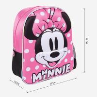 Mochila 3D Pequeña Minnie Mouse Lunares Color Fucsia. Tamaño 31x25x10cm. Cerda Group - LIFE'S LITTLE MOMENTS - details 5