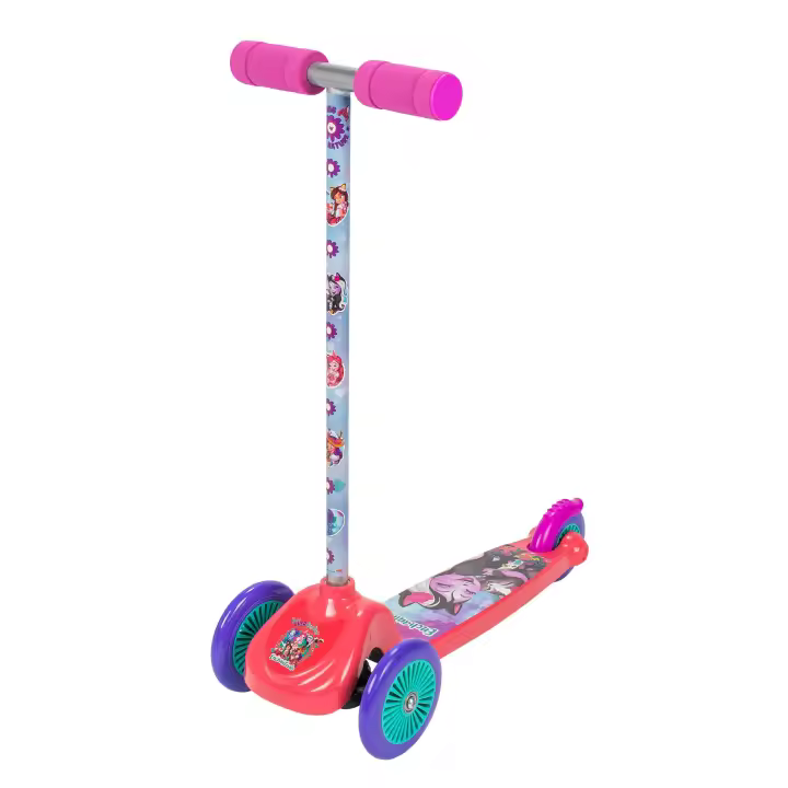 Patinete infantil Micro Scooter 3 Ruedas Enchantimals (8792) . Scooter 2 ruedas frontales, montaje con un solo click. Ligero, resistente, máxima calidad. A partir de 2 años. - 1