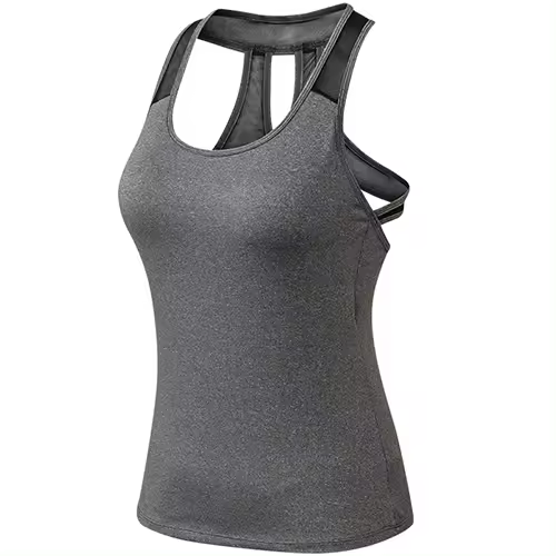 Top De Yoga Para Mujer 2023 Camiseta Deportiva Fitness Sin Mangas Transpirable Y Secado Rápido Para Gimnasio Y Yoga - 1